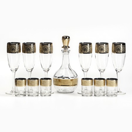 Mini-bar "Versailles" Bar Stande, Capherine, 6 glasses, 6 piles-2