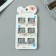 Hair crab "Avanti" (set 6 pcs) straight, 2.5 cm, transparent