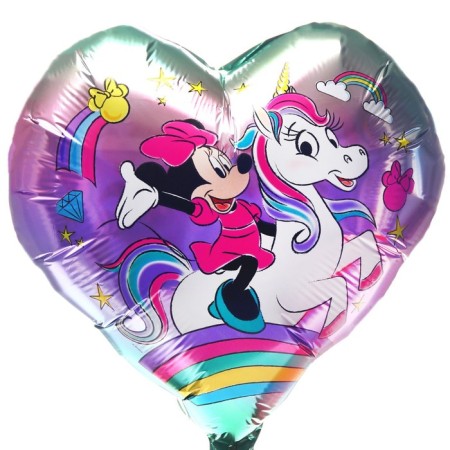 Air "Mouse" ball, 18 inches, foil, Minnie and unicorn-1