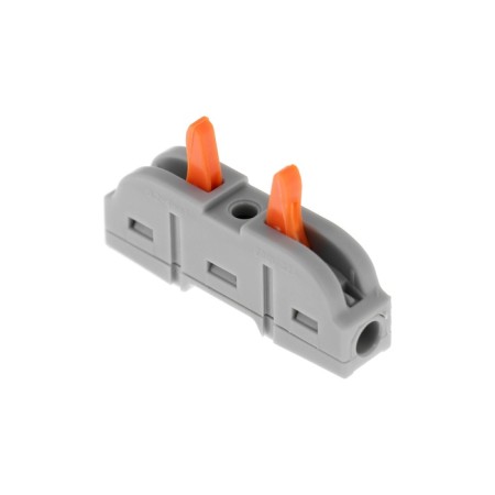 The terminal of electric, combined, 32a, 0.2-4 mm2, 1 input 1 conclusion, set 10 pcs 1010547-1