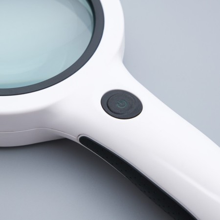Magnifier 5x, d = 8cm, with backlight, white-2