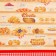 Apron Ethel Bakery House 70x60 cm, 100% cotton, reps 210 g/m2