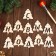 Wooden garland "Happy New Year", 11pcs, 63 x 70mm