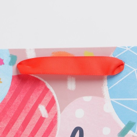 Package Gift Laminated Vertical, packaging, "Happiness", M 25.5 x 30 x 9 cm-2