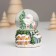 Souvenir Polystone Water Ball Light "Santa Claus and snow -covered house" MIX 5x5x7.2 cm