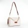 Bag Cross-Bodi with a zipper, white color