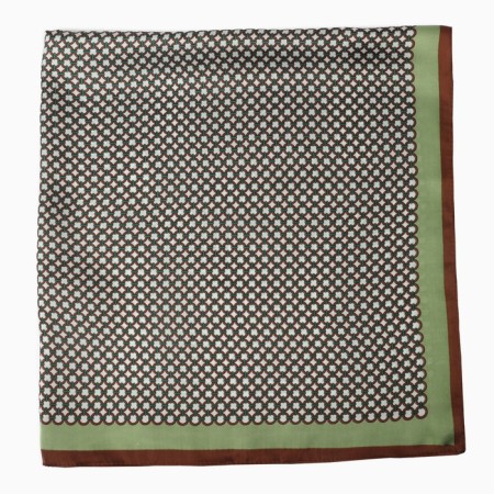 Women's scarf minku rr 70*70 cm, col. green-2