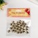 Decor for creativity plastic "heart" gold set 30 pcs 1x1 cm