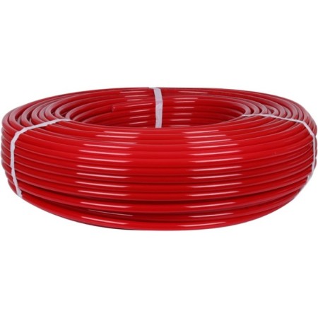 Pipe made of steamed polyethylene stout, pE-XA, d = 20x2, oxygen barrier, bay 500 m, red