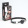 Gag BDSM NOTABU, adjustable belt, ball with holes, PVC, D 45 mm, black
