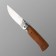 Folding "maple" steel 65x13, handle - gikory, 23 cm