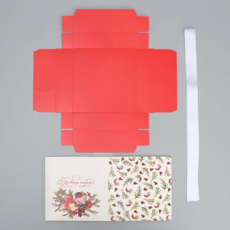 Folding box "Bullfires", 15 x 15 x 15 cm, new year-6