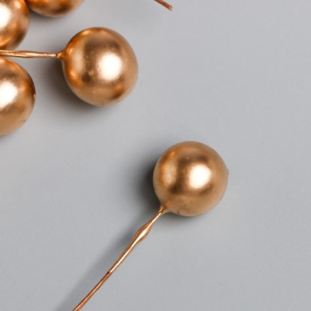 Stream for flowers "Ball gold" d = 1.2 cm 6x1.2x1.2 cm-1