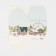 Folding box "City of New Year", 12 x 12 x 12 cm, new year