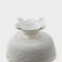 Vase for bread and fruits on the leg, 26 × 17 cm, white color