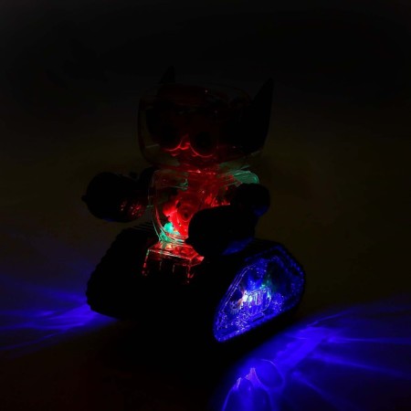 Robot with gelates "minibot", Russian voiceing, light effects, green color-7