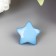 Buttons plastic for creativity on the leg "Color stars" set 40 pcs 1.5x1.5 cm