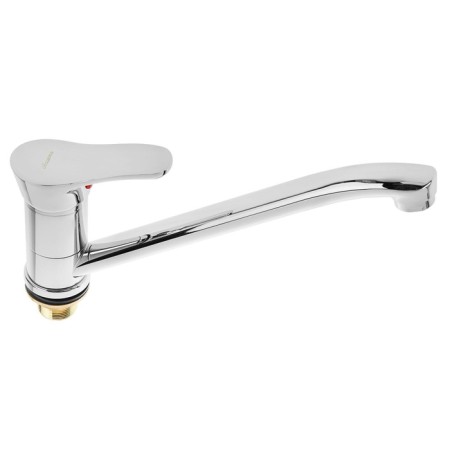 Accoona A4161 kitchen mixer, one -leaf, with nut, silumin, chrome