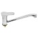 Accoona A4161 kitchen mixer, one -leaf, with nut, silumin, chrome