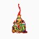 Suspension with a plotch-layer "New Year tree", 11.9 x 15.1 cm