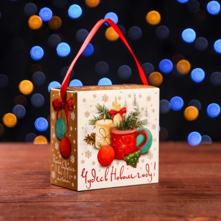 Gift box "Miracles in the New Year!", 11 x 6 x 11 cm