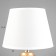 Virsavia table lamp E14 40W white-gold 22x22x39 cm Risalux