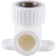 Kalde square, polypropylene, d = 20 mm x 1/2 ", internal thread, with mount