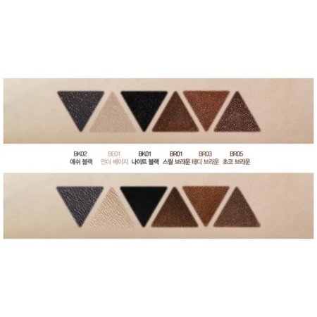 Eye -shaped eyeliner Eco Soul PowerProof Super Slim Eyeliner BK01 Black 0.1 g-2