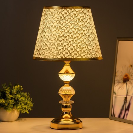 Mamby table lamp E27 40W gold 25x25x43 cm Risalux-1