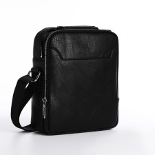 Male bag, black color
