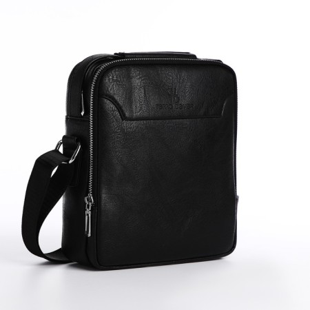 Male bag, black color