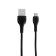 Cable Borofone BX51, microUSB - USB, 2.4 A, 1 m, PVC braid, black