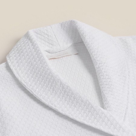 Waffle Women's bathrobe SL Home: Waffle "Blanc de Blanc", size L, 100% cotton, 320 g/m2-7