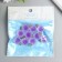 Acrylic Sharl Suspension "Matte Videlet 2.1x1.6 cm