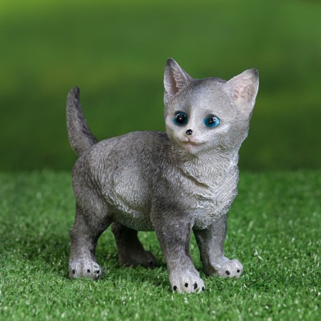 Garden figure "kitten" 13x13x7cm