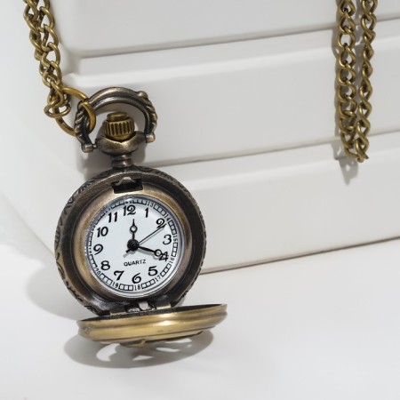 Pocket quartz clock "Bird with an arrow", on a chain of 80 cm-1