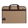 Folder for drawings and drawings for artists A3, 450 x 320 x 30 mm, handles, frame, with pocket, beige/brown, estado