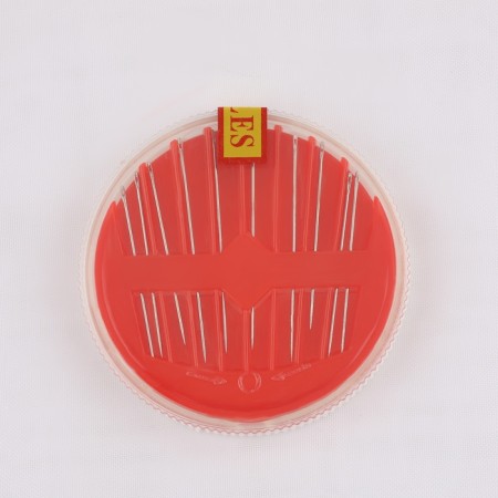 Sewing needles in a plastic box, 10 pcs, color mix-1