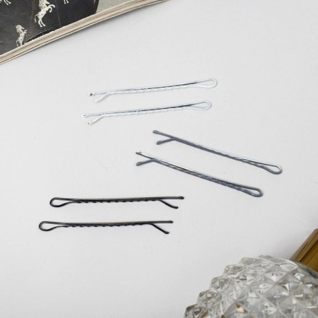 Invisible hair "Classic" (set 24 pcs) 5 cm, mix-1