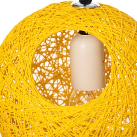 Lamp Bayerlux rattan 1he27 15W yellow 20x20x120 cm-4