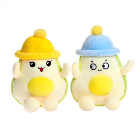 Soft toy "Avocado in a hat", 25 cm, color mix-3