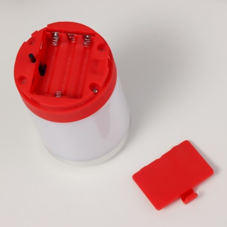 Night Fosi LED 5 modes from batteries 3HAAA white-red 6.5x6.5x11.5 cm-14