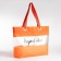 Bag Women's Beach Tropical Vibes, 50x35x11 cm, orange color