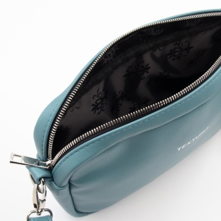 Women's bag over the shoulder Textura, small size, blue color-6