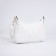 Bag Cross-Bodi with a zipper, white color