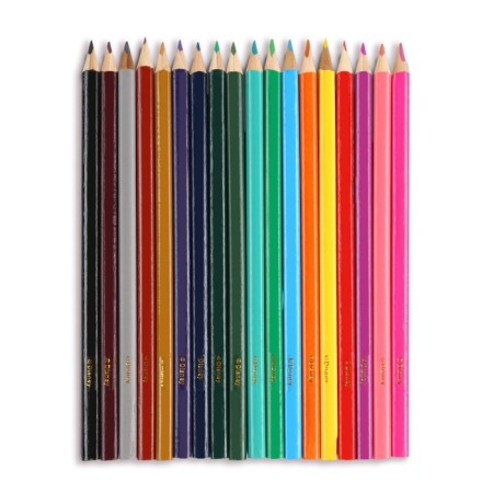 Color pencils, 18 colors, trihedral, Minnie Mouse and Unicorn-8