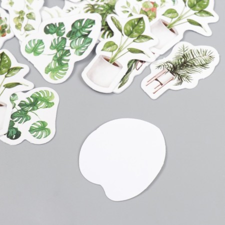 Stickers for creativity "Indoor plants" set 45 pcs 4.4x4.4x1.1 cm-2