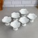 Set of candy "Rosa", 6 pcs: 250 ml, porcelain, Iran