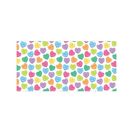 Basket for toys "Rainbow hearts, size 35x50 cm-1