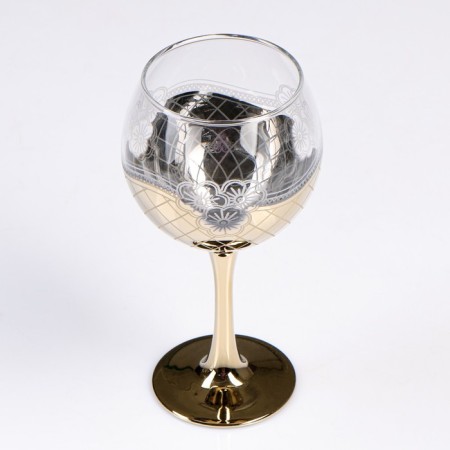 Mini-bar "Golden net flowers" Bar stand, 6 fuherok/ 6 stacks-7